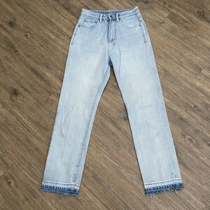 Ksubi Light Blue High Rise Straight Leg Jeans Women's Size 27